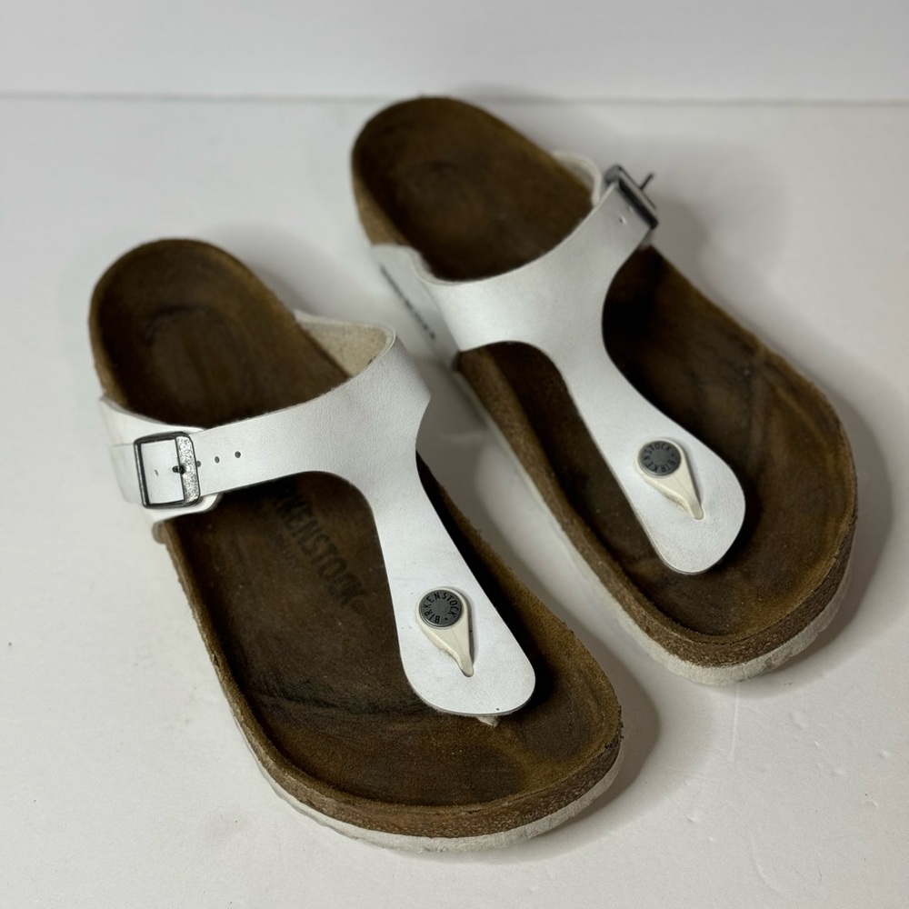 Birkenstock Gizeh Leather Sandals Size 38